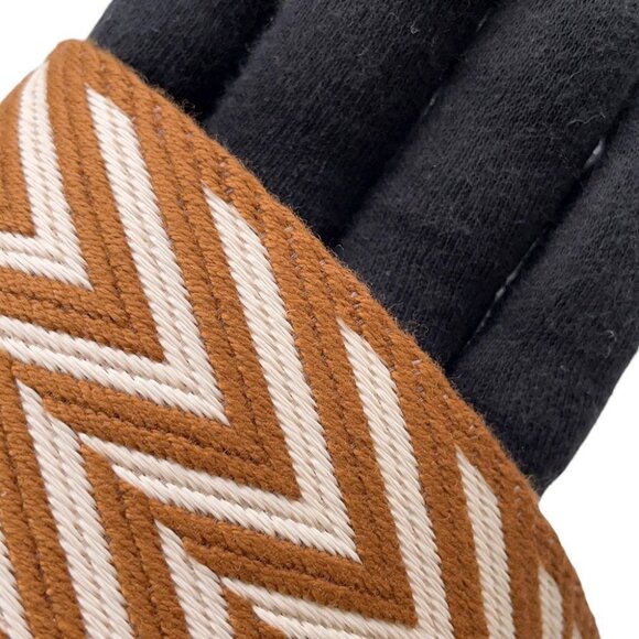 HERMES Bandouliere Sangle Zigzak Size 2"x4.5" Canvas/Swift Leather Ecru/Gold - Picture 8 of 8